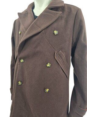 Marvel Our Universe Loki TVA Brown Double-Breasted Coat Large